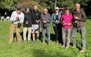 Concours à Bourdeaux, le club entier sur le podium